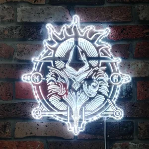 Diablo 4 Inarius RGB LED Sign