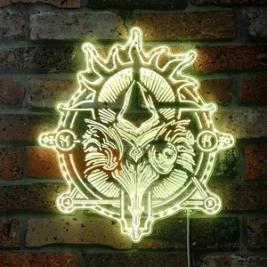 Diablo 4 Inarius RGB LED Sign