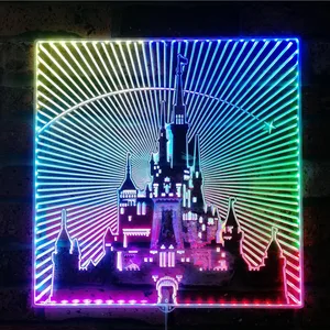 Disney Castle RGB LED Sign