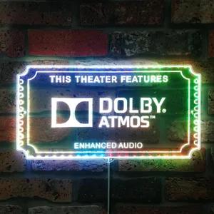 Dolby Atmos Theater Sign RGB LED Sign