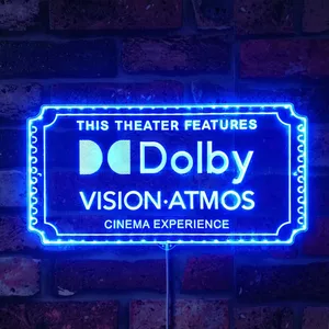 Dolby Vision Atmos Theater Sign RGB LED Sign