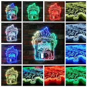 Doom Logo RGB LED Sign