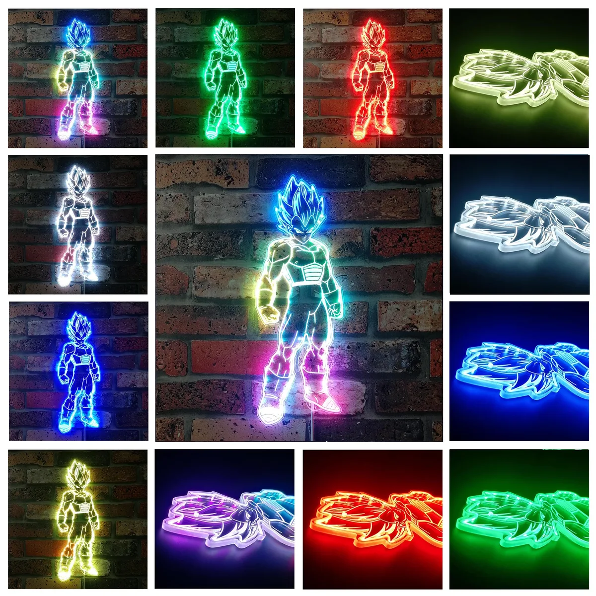 Dragon Ball Z Goku Super Saiyan RGB LED Sign