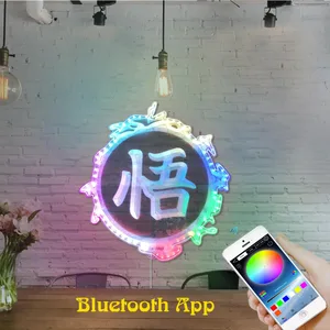 Dragon Ball Z Goku Symbol RGB LED Sign