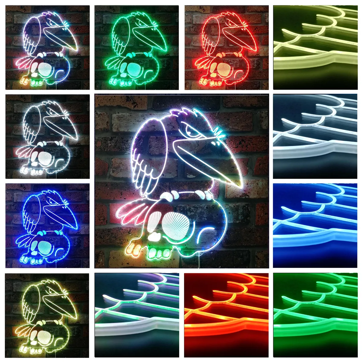 Dragon Quest Stark Raven RGB LED Sign
