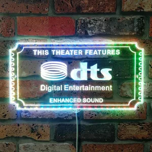 DTS Theater Sign RGB LED Sign