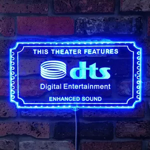 DTS Theater Sign RGB LED Sign