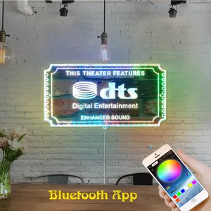 DTS Theater Sign RGB LED Sign