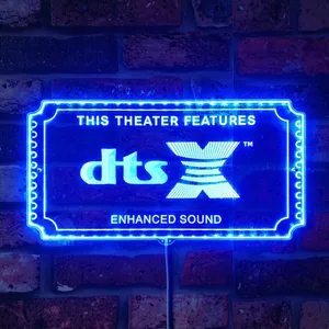DTS X Theater Sign RGB LED Sign
