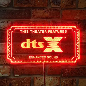 DTS X Theater Sign RGB LED Sign