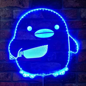 Duck with Knife RGB LED Sign