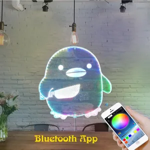 Duck with Knife RGB LED Sign