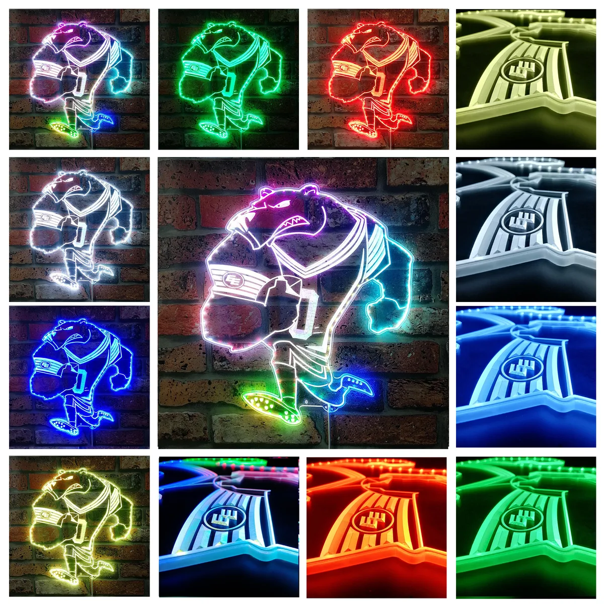 Edmonton Eskimos Bardown RGB LED Sign