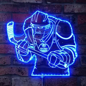 Edmonton Oilers Bardown RGB LED Sign