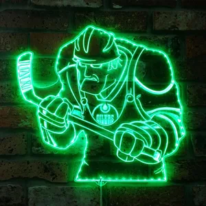 Edmonton Oilers Bardown RGB LED Sign