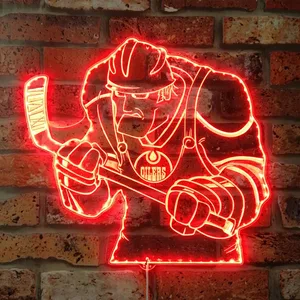 Edmonton Oilers Bardown RGB LED Sign
