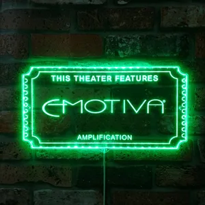 EMOTIVA Theater Sign RGB LED Sign