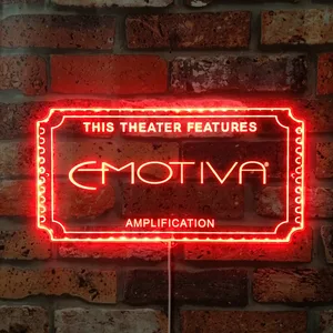 EMOTIVA Theater Sign RGB LED Sign