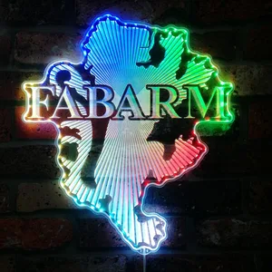 Fabarm Logo RGB LED Sign