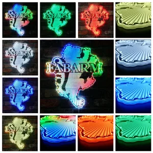 Fabarm Logo RGB LED Sign