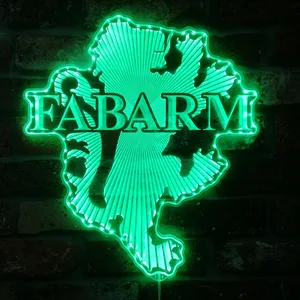 Fabarm Logo RGB LED Sign
