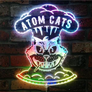 Fallout 4 Atom Cats RGB LED Sign