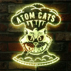 Fallout 4 Atom Cats RGB LED Sign