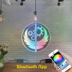 Fallout Brotherhood of Steel Logo RGB LED Sign