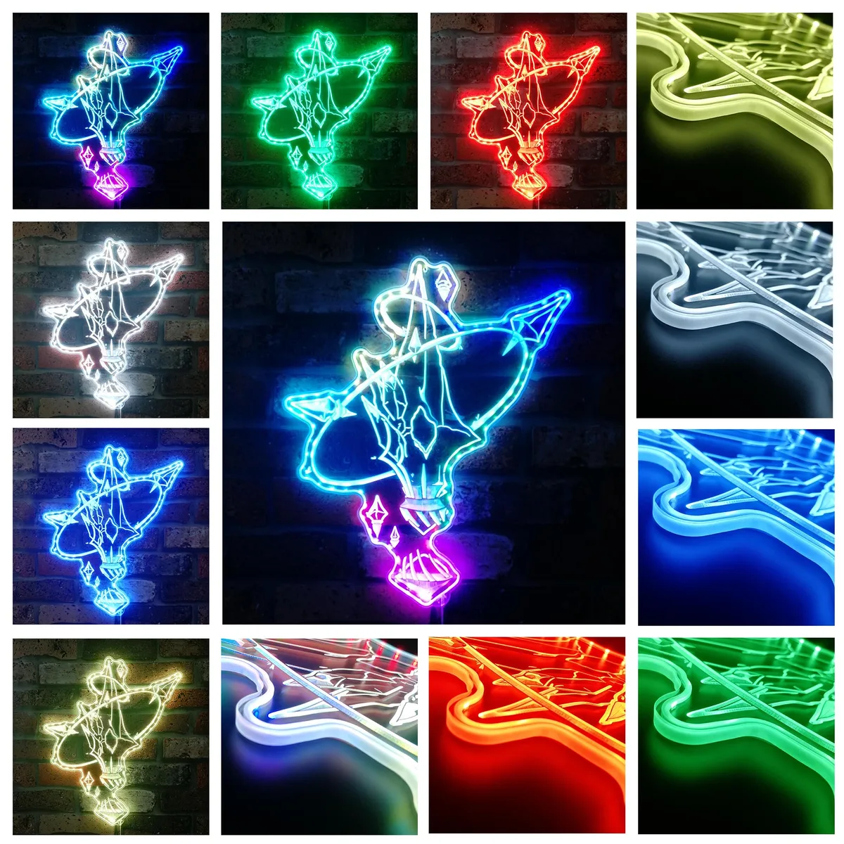 Final Fantasy 14 Aetheryte Crystal RGB LED Sign