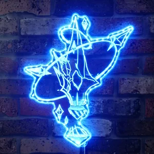 Final Fantasy 14 Aetheryte Crystal RGB LED Sign