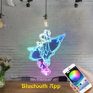 Final Fantasy 14 Aetheryte Crystal RGB LED Sign