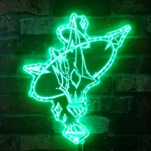 Final Fantasy 14 Aetheryte Crystal RGB LED Sign