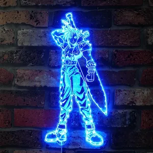 Final Fantasy 7 Cloud 2 RGB LED Sign