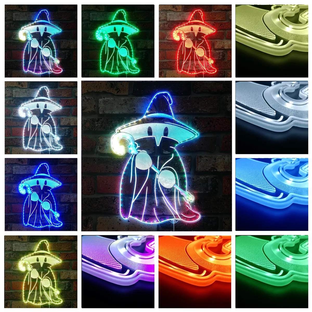 Final Fantasy Black Mage RGB LED Sign