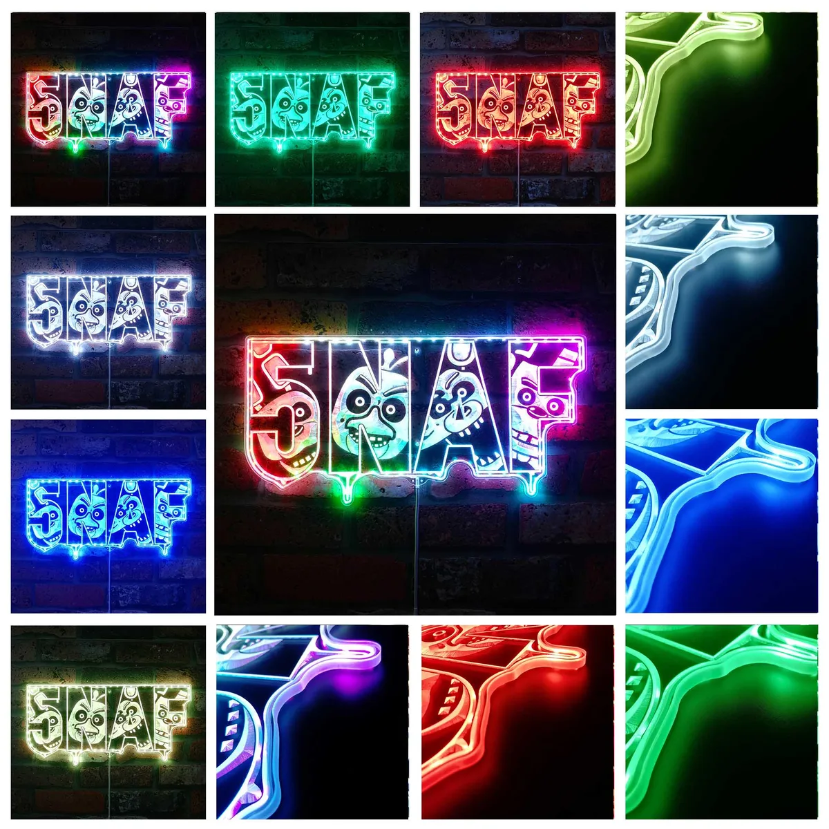 Five Nights at Freddy's FNAF RGB LED Sign
