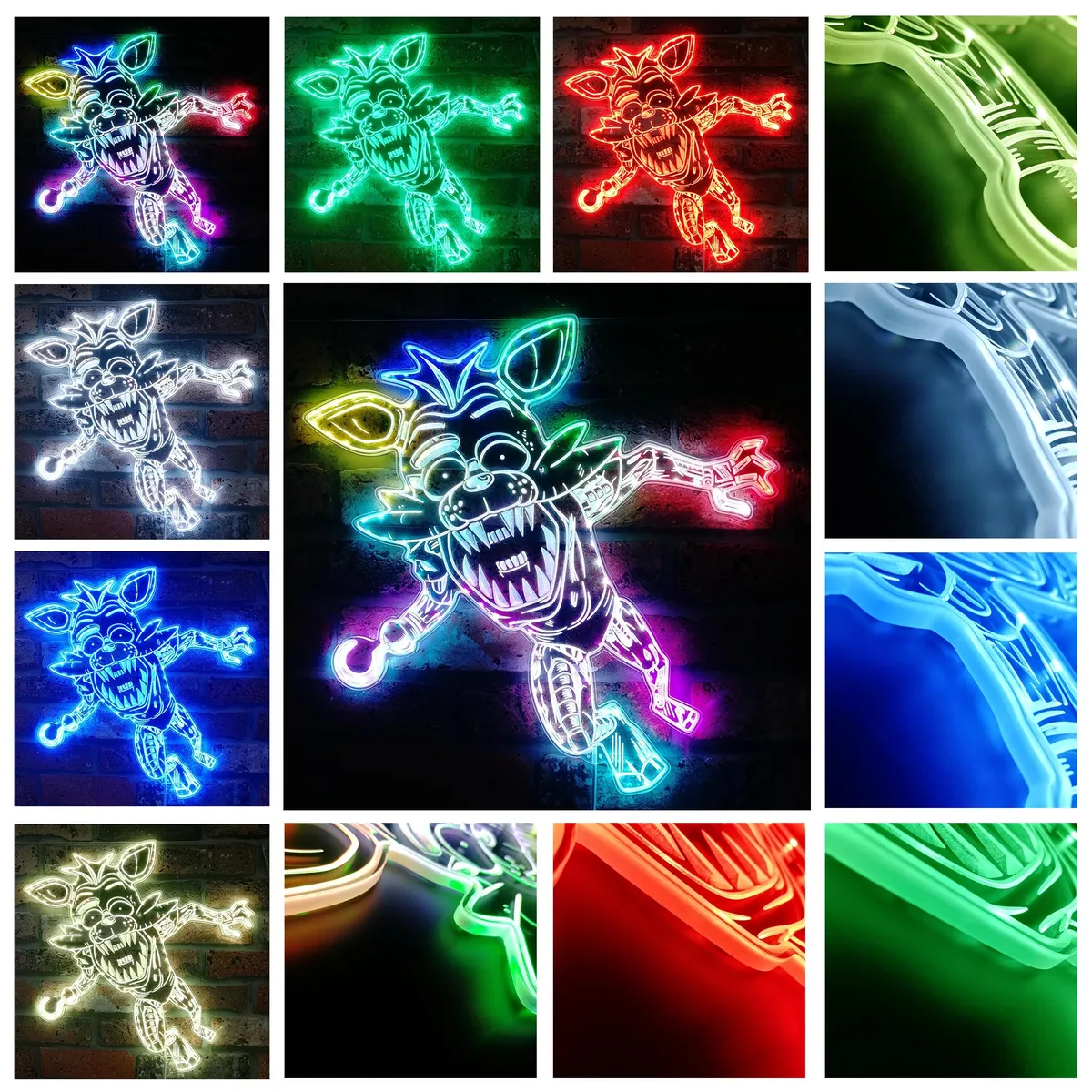 Five nights at Freddy's Foxy RGB LED Sign