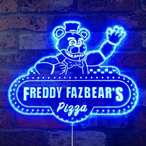 Five Nights at Freddy's Freddy Fazbear's Pizza RGB LED Sign