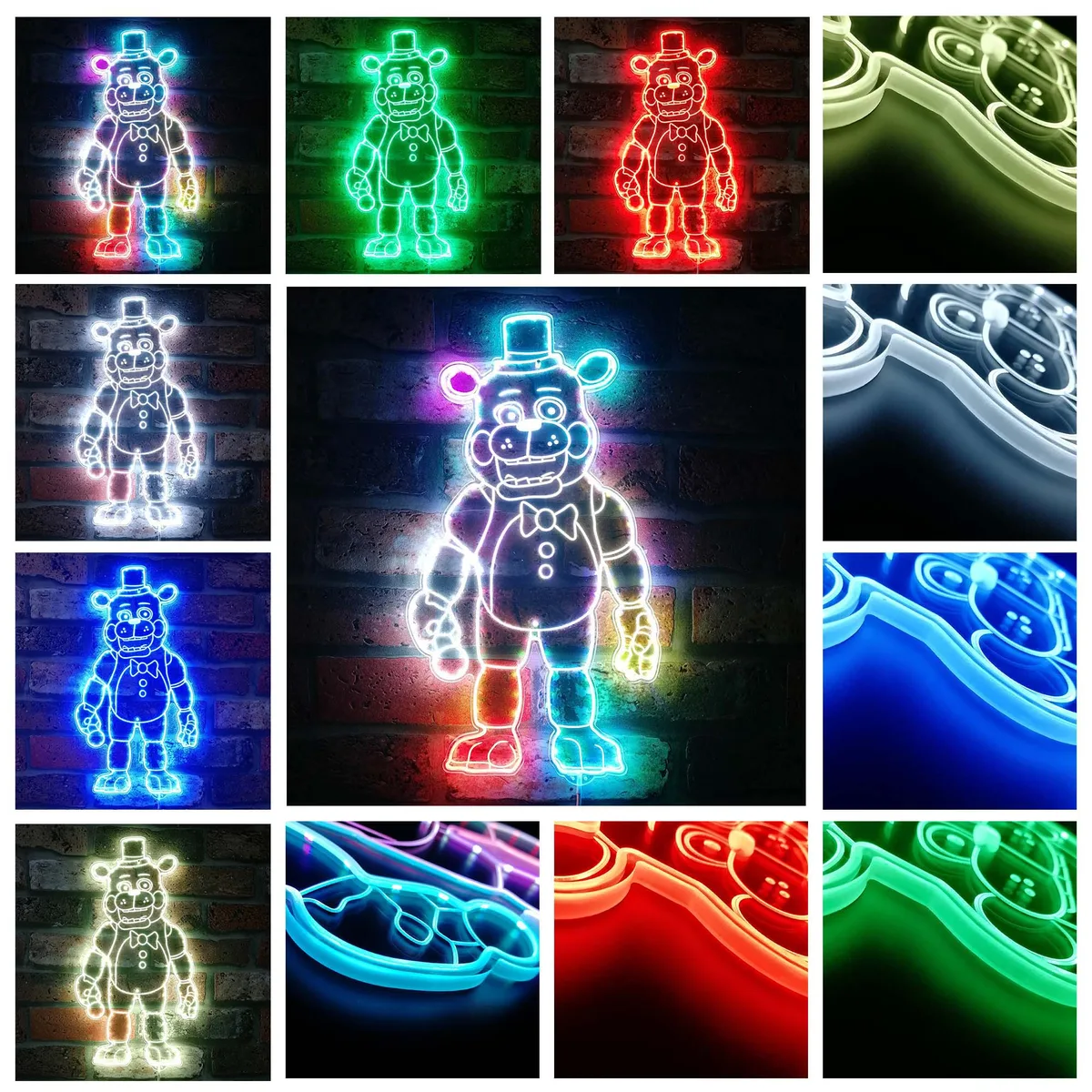 Five nights at Freddy's Freddy RGB LED Sign