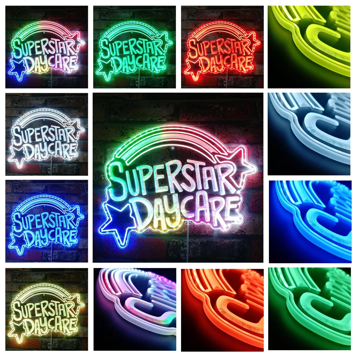 Five nights at Freddy's Superstar Daycare RGB LED Sign