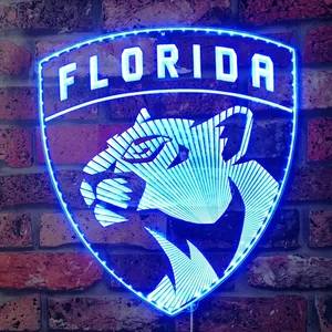 Florida Panthers Logo RGB LED Sign