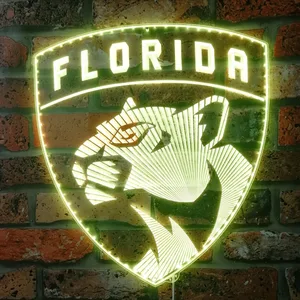 Florida Panthers Logo RGB LED Sign