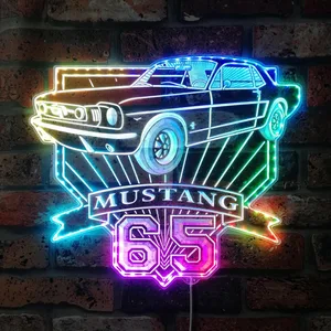 Ford 1965 Ford Mustang GT RGB LED Sign