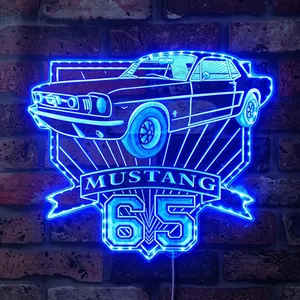 Ford 1965 Ford Mustang GT RGB LED Sign
