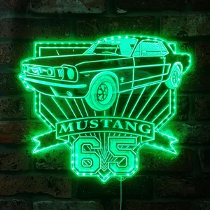 Ford 1965 Ford Mustang GT RGB LED Sign
