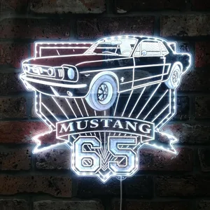 Ford 1965 Ford Mustang GT RGB LED Sign