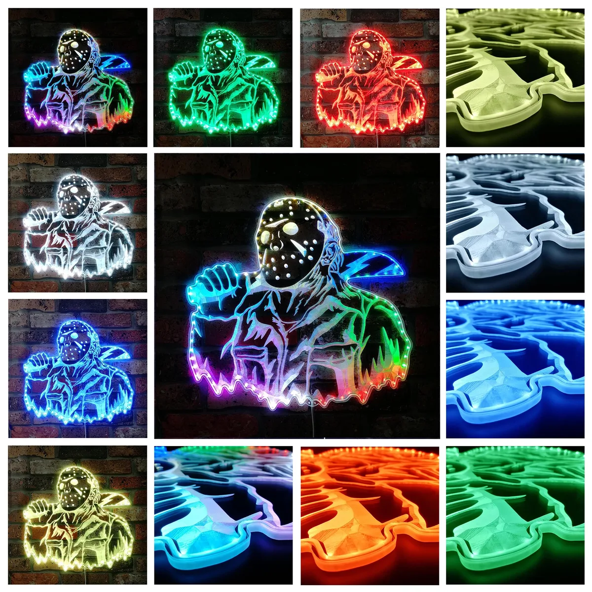Friday the 13th Jamison RGB LED Sign
