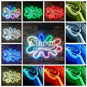 Futurama Slurm Drink Logo RGB LED Sign