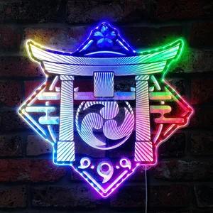 Genshin Arc Logo RGB LED Sign