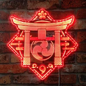 Genshin Arc Logo RGB LED Sign