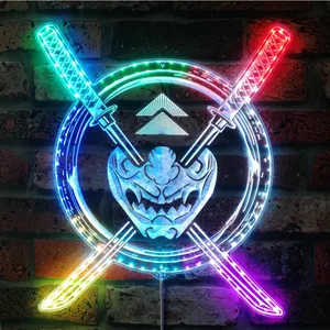 Ghost of Tsushima Samurai RGB LED Sign